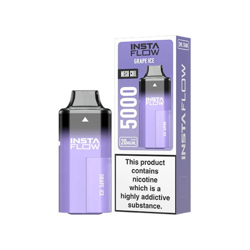 grape ice instaflow 5000 disposable vape
