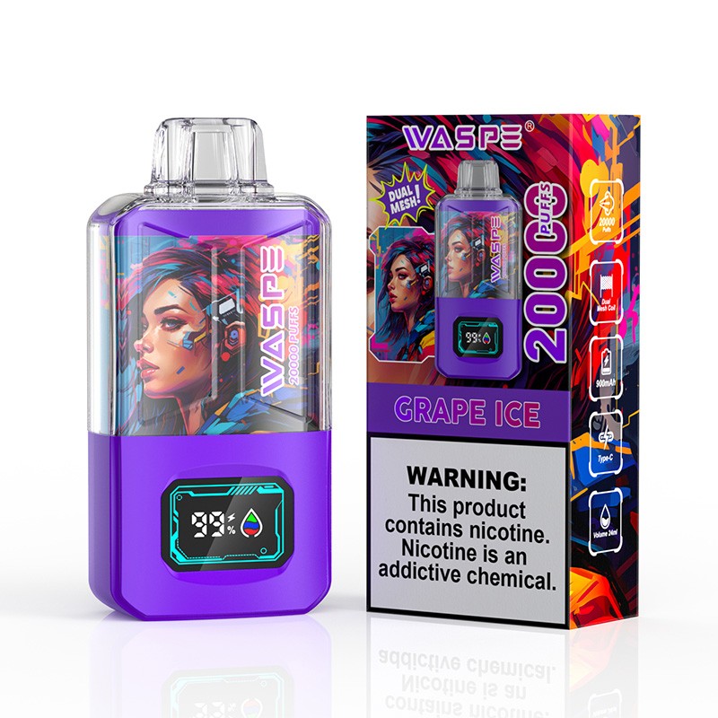 waspe 20000 vape grape ice