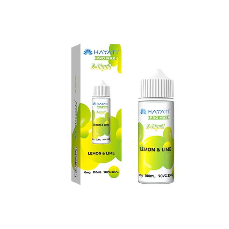 lemon & lime hayati pro max shortfill e liquid