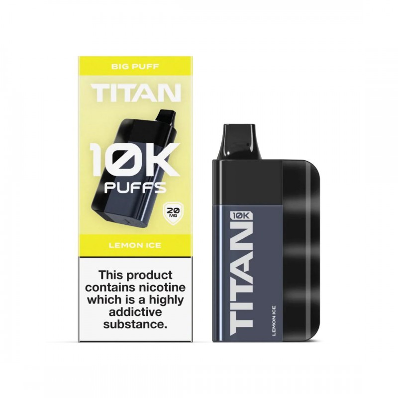 titan 10k vape review lemon ice