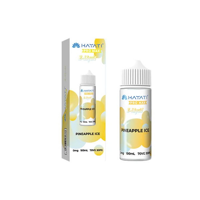 pineapple ice hayati pro max shortfill e liquid