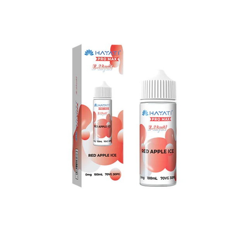 red apple ice hayati pro max shortfill e liquid