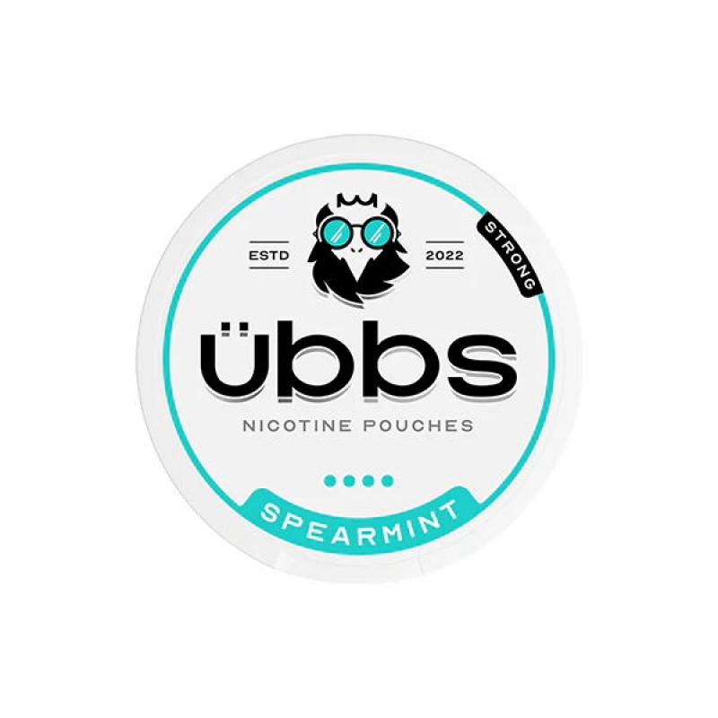 spearmint ubbs strong nicotine pouches