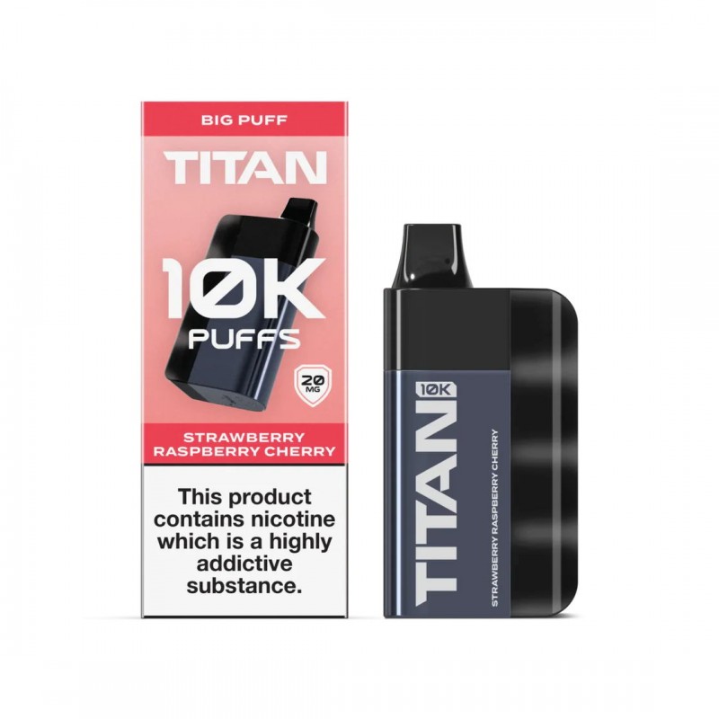 titan 10k pods strawberry raspberry cherry ice