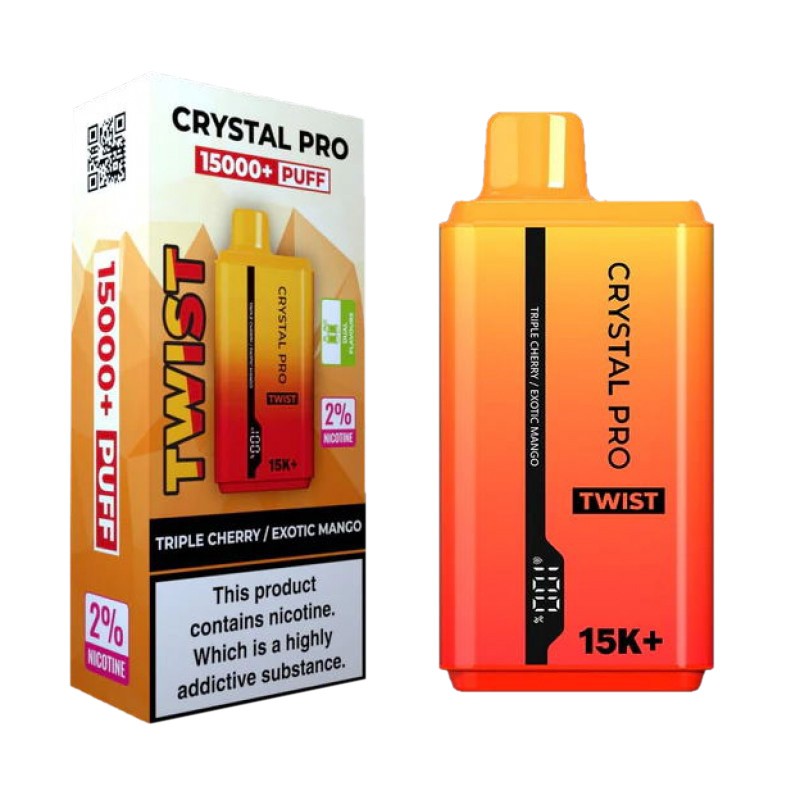 triple cherry/exotic mango crystal pro twist 15000