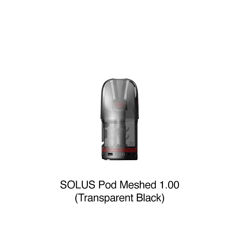 1.0ohm (Transparent Black) SMOK Solus Pod