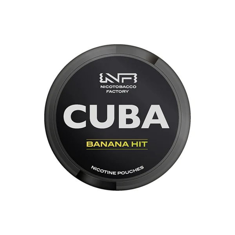 banana hit  cuba black nicotine pouches