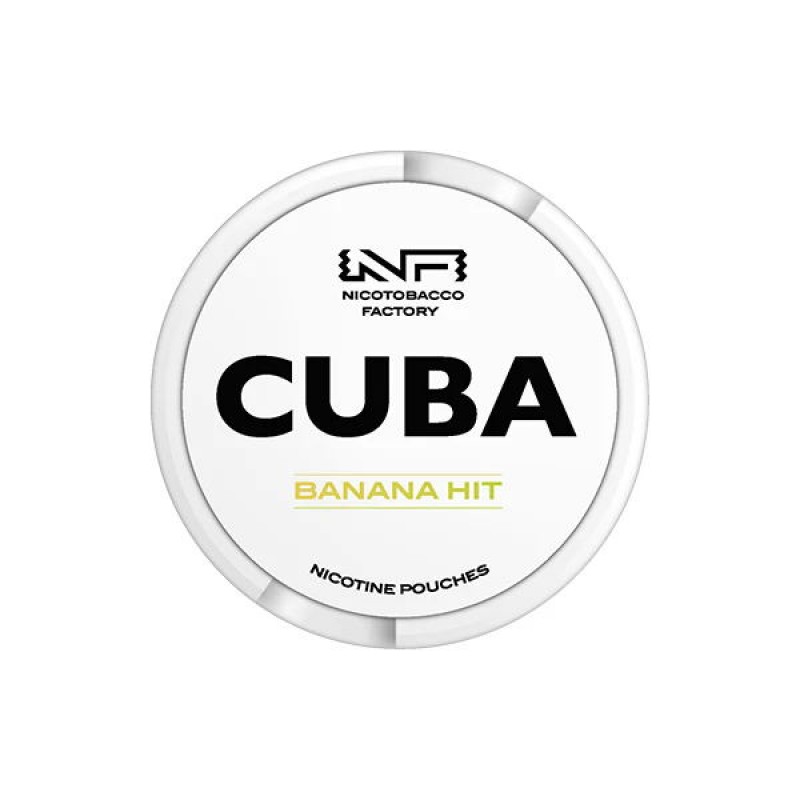 banana hit cuba white nicotine pouches