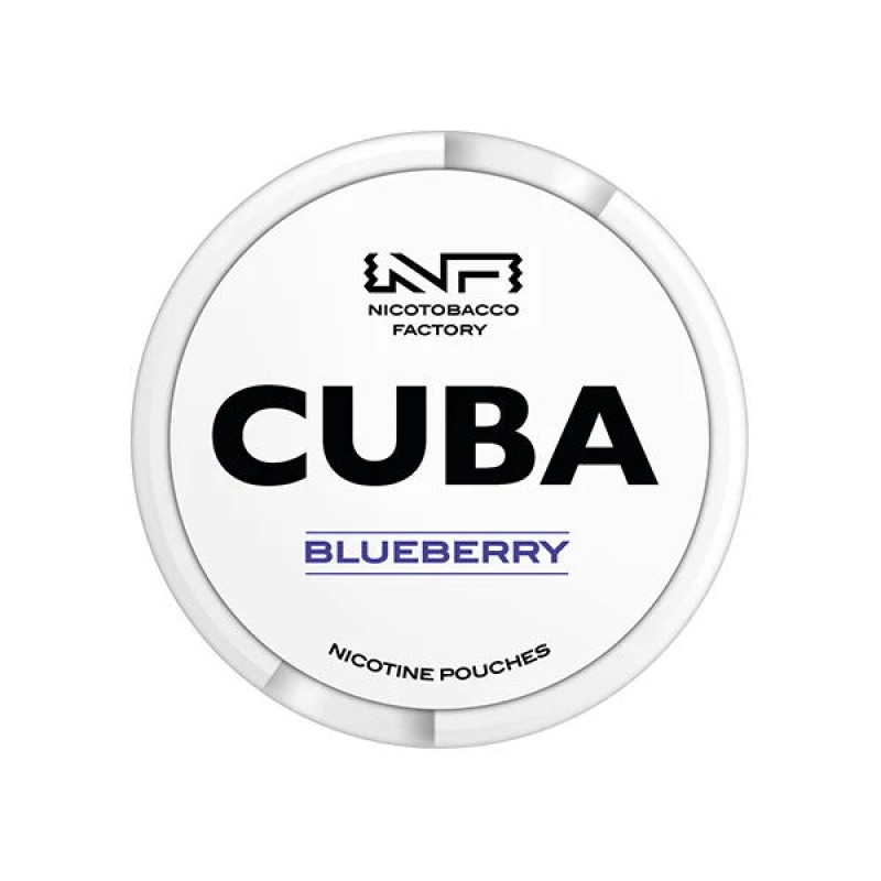 blueberry cuba white nicotine pouches