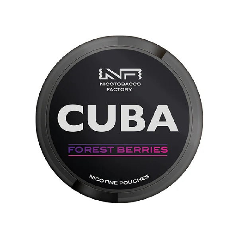 forest berries  cuba black nicotine pouches