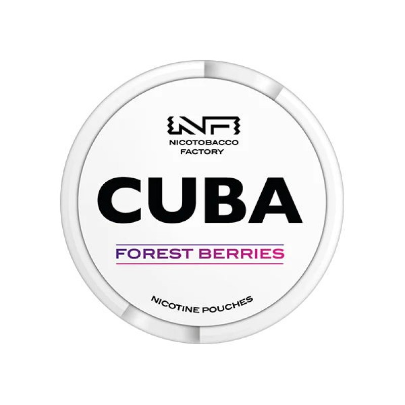 forest berries cuba white nicotine pouches