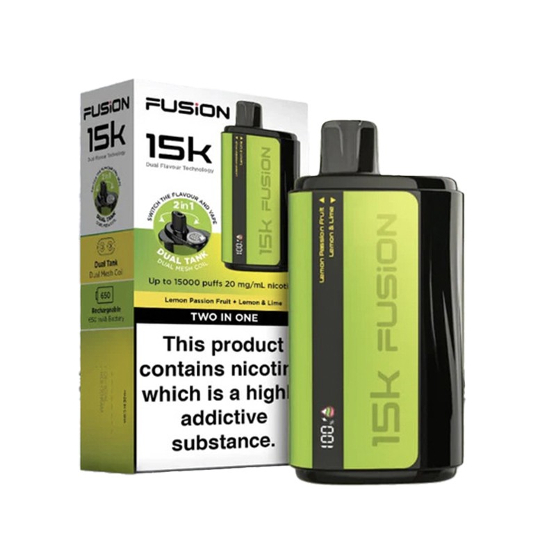 Lemon Passionfruit-Lemon Lime Fusion 15k 2 In 1 Dual Tank