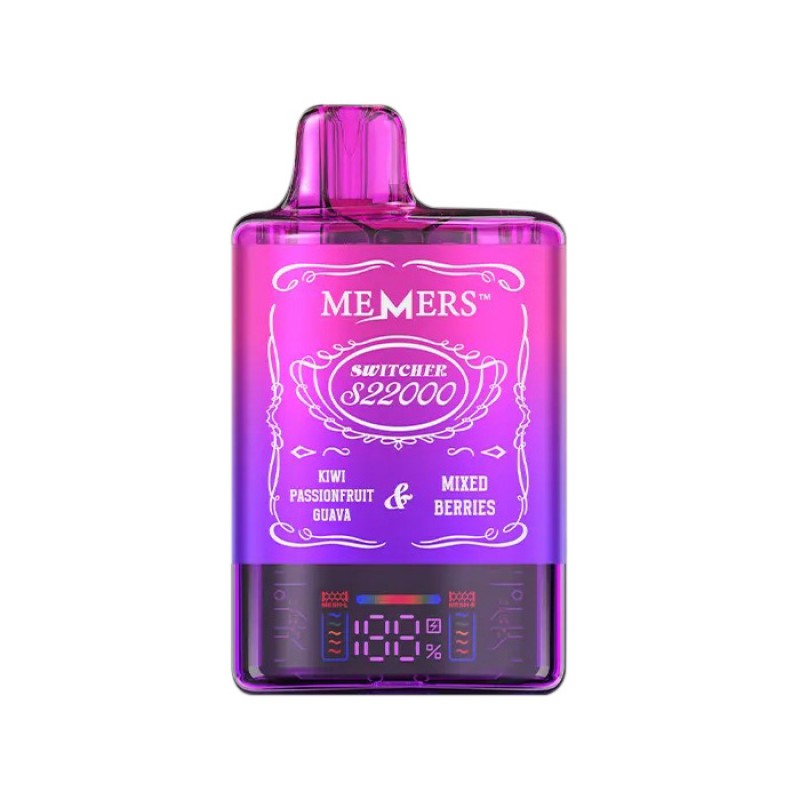 Kiwi Passionfruit Guava/Mixed Berries Memers Switcher S22000