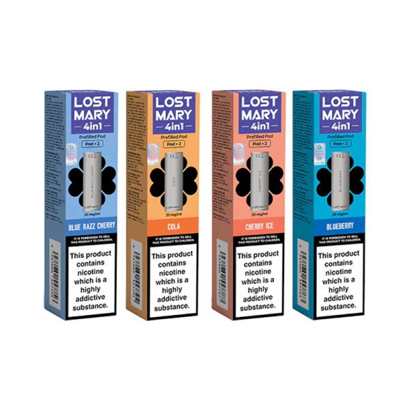 lost mary 4 in 1 replacement prefilled pods