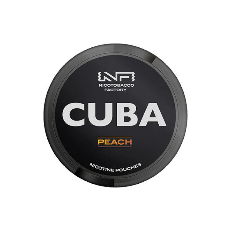 peach  cuba black nicotine pouches