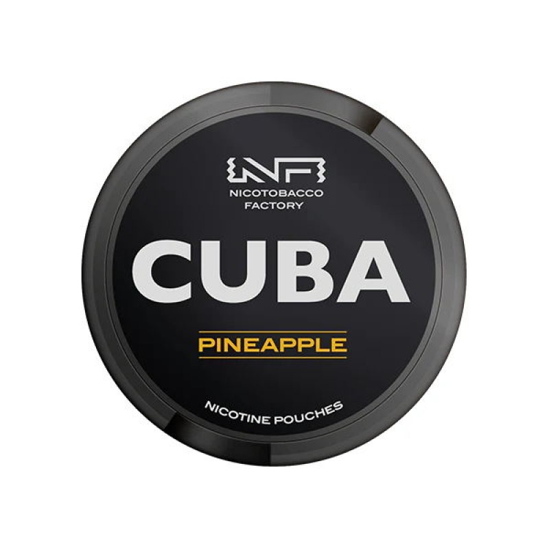pineapple  cuba black nicotine pouches