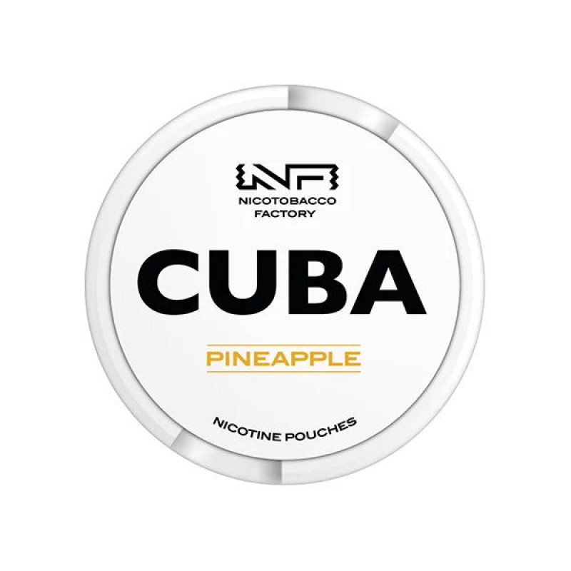 pineapple cuba white nicotine pouches