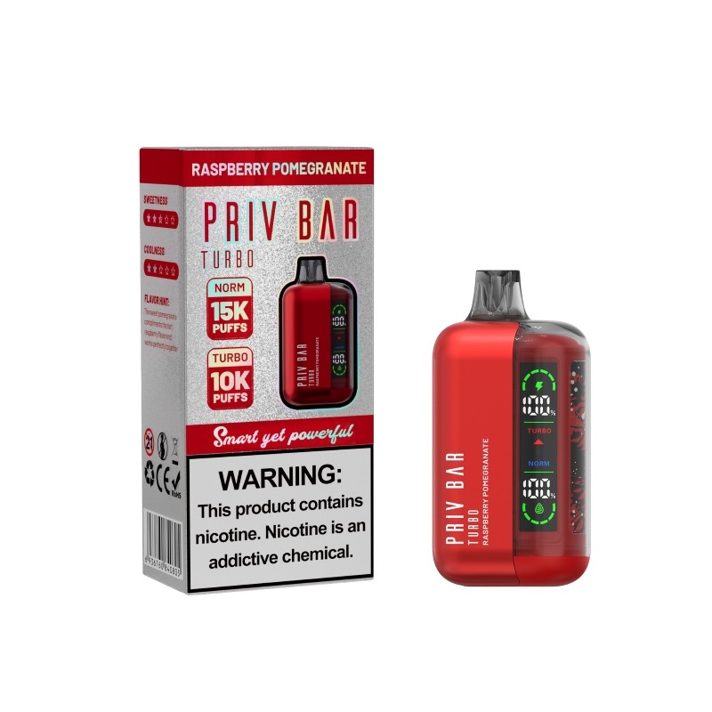raspberry pomegranate smok priv bar turbo 15000