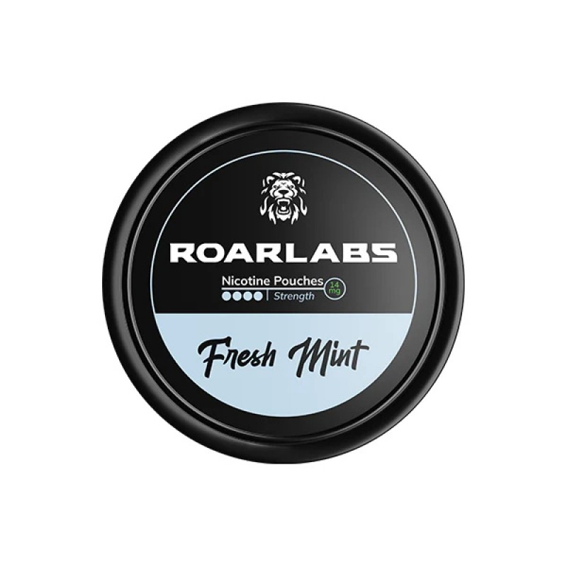 14mg Fresh Mint Roar Labs Nicotine Pouches