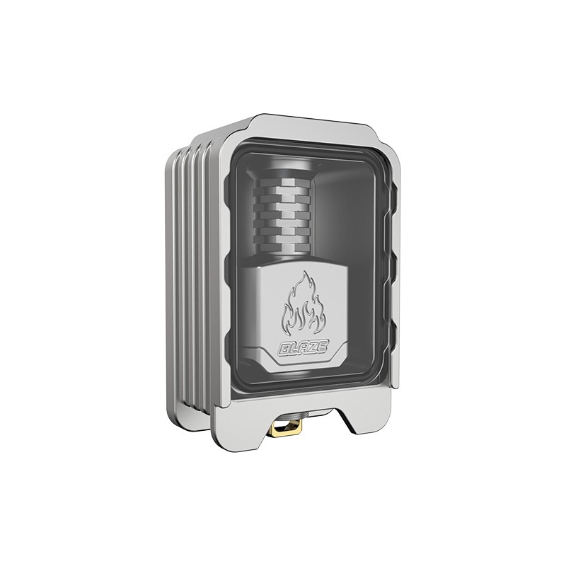 Crystal Clear Blaze Bridge Single Glass Sliding Boro Tank