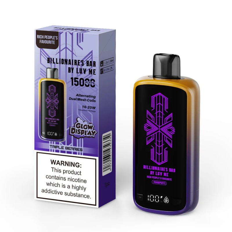 triple berries billionaires bar 15000 disposable vape