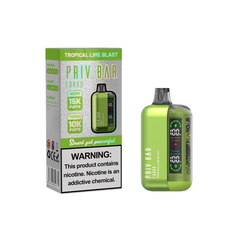 tropical lime blast smok priv bar turbo 15000