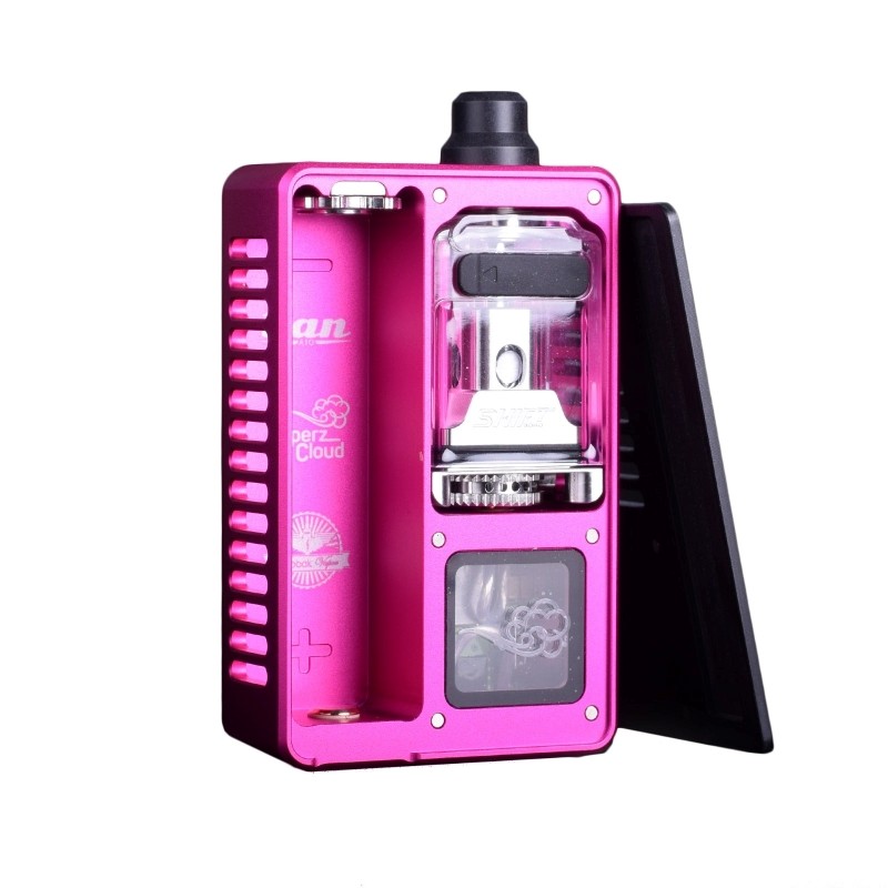 hot pink vaperz cloud x gerobak san aio dna80c kit