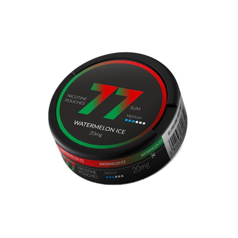 watermelon ice 77 slim medium nicotine pouches