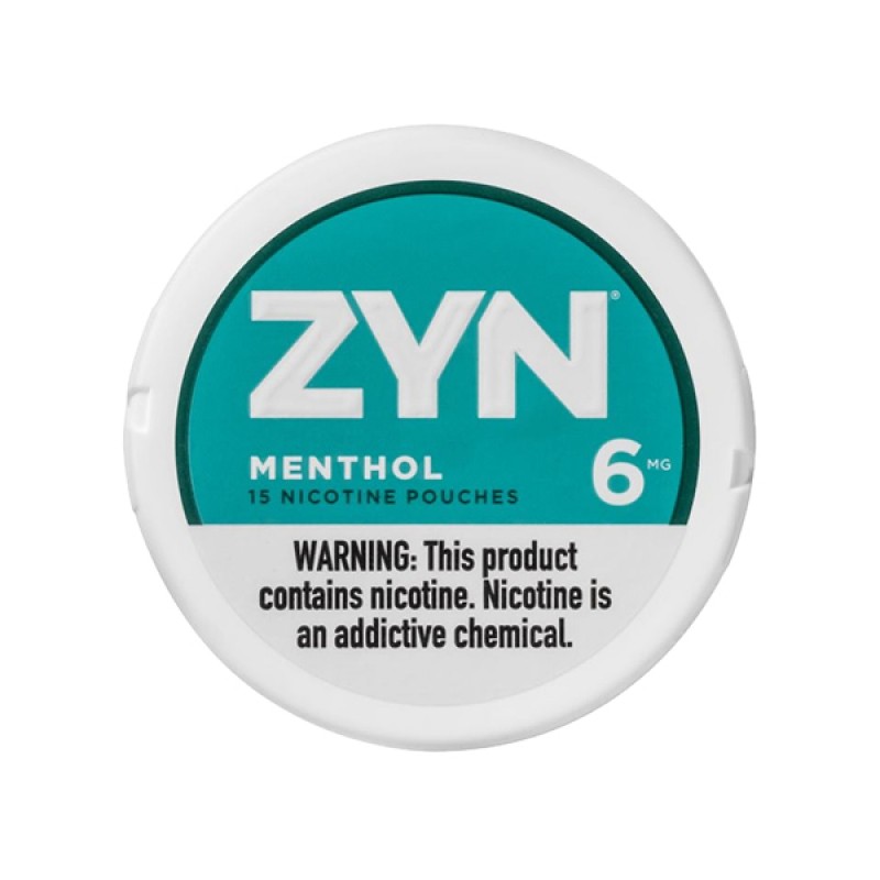 menthol zyn nicotine pouches