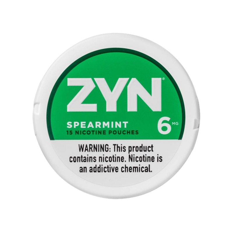 spearmint zyn nicotine pouches