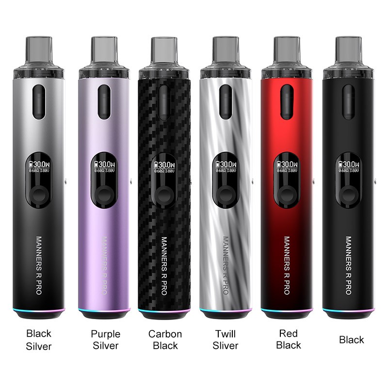 vapefly manners r pro pod kit all colours