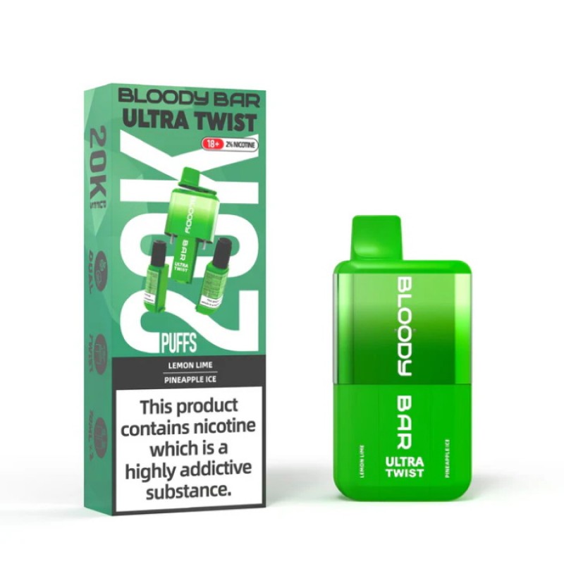 Lemon Lime/Pineapple Ice Bloody Bar Ultra Twist