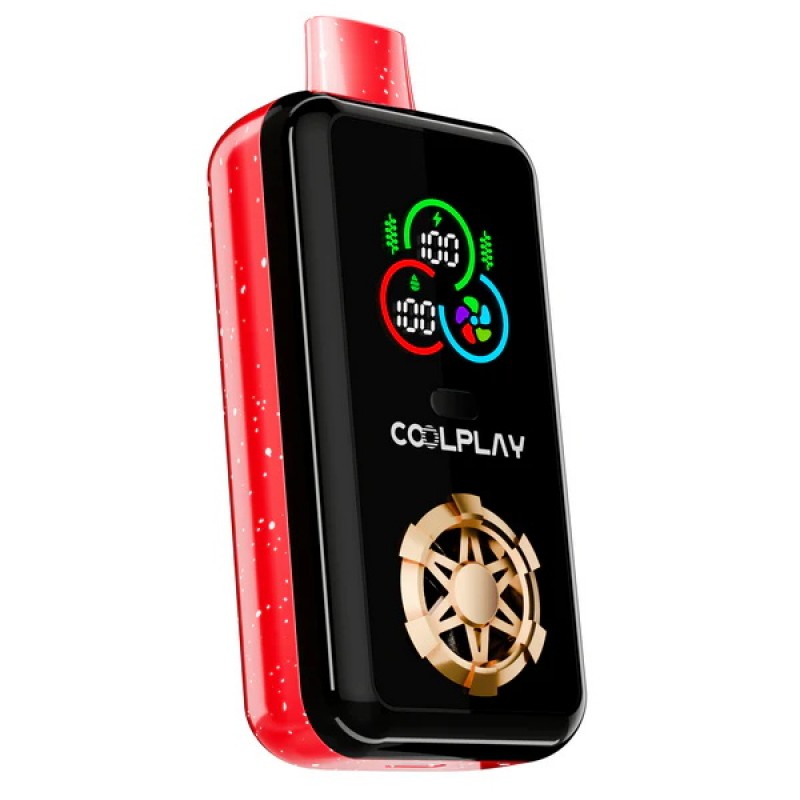 coolplay tornado 25000 puffs blue razz cherry