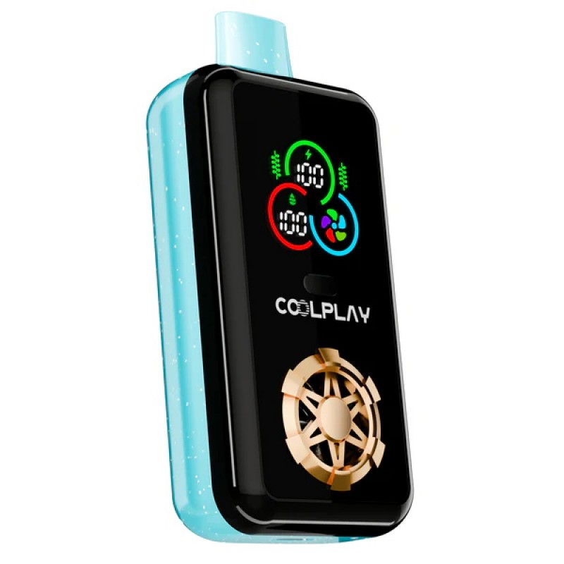 coolplay tornado 25000 vape blue razz gummy