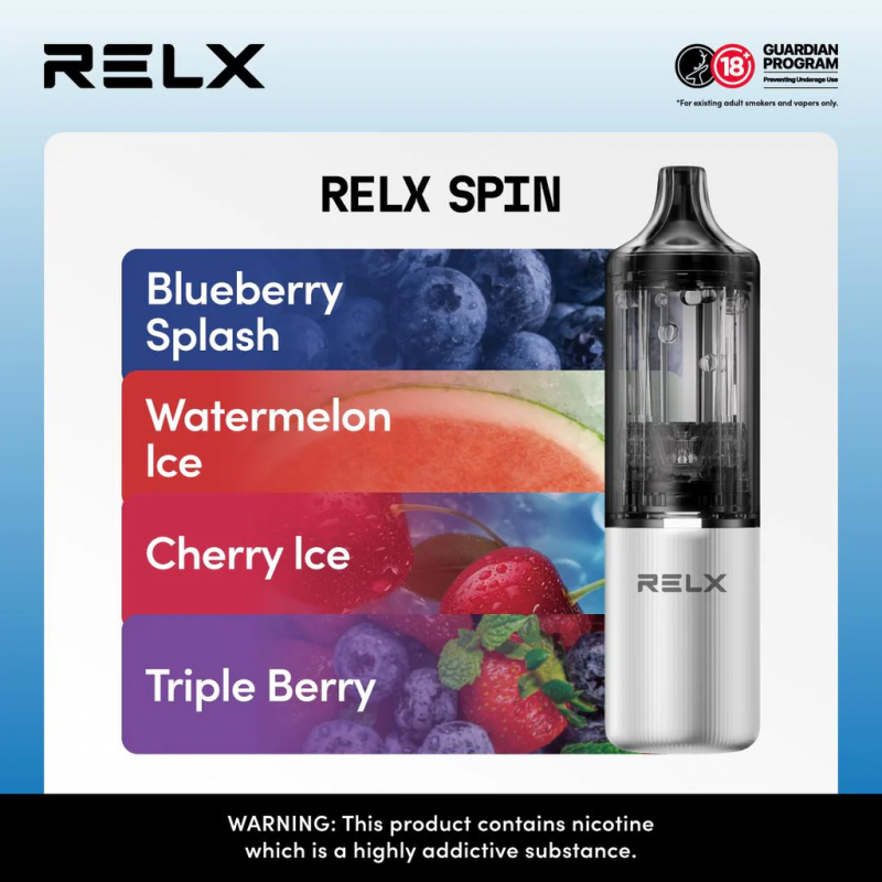 multi flavour relx spin 4000