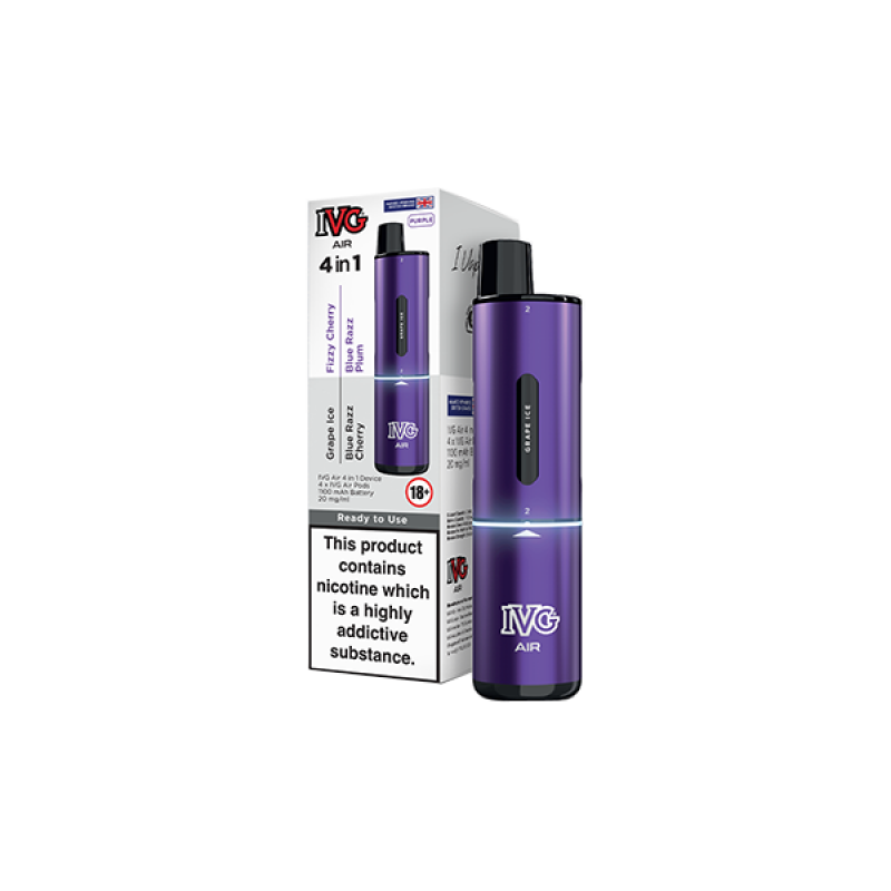 ivg air 4 in 1 purple edition