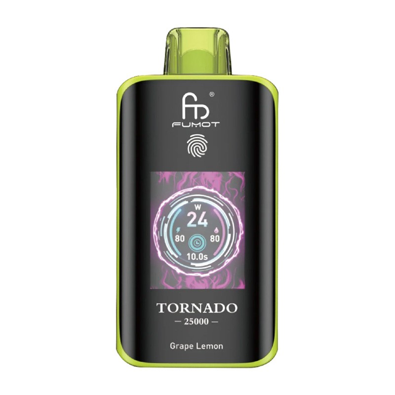 grape lemon Fumot Tornado 25000 Disposable Vape