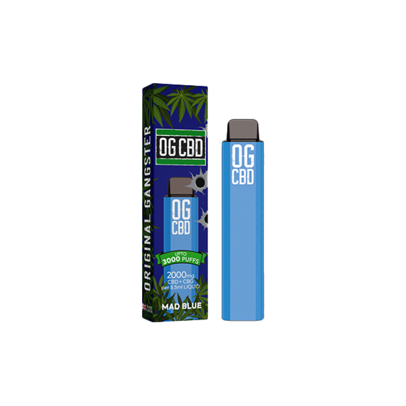 Darwin CBD OG CBD Disposable Vape 3000 Puffs 2000mg