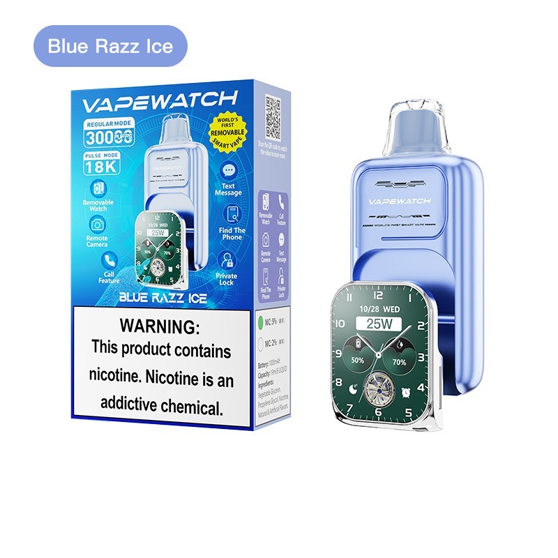 Blue Razz Ice JNR VapeWatch 30K