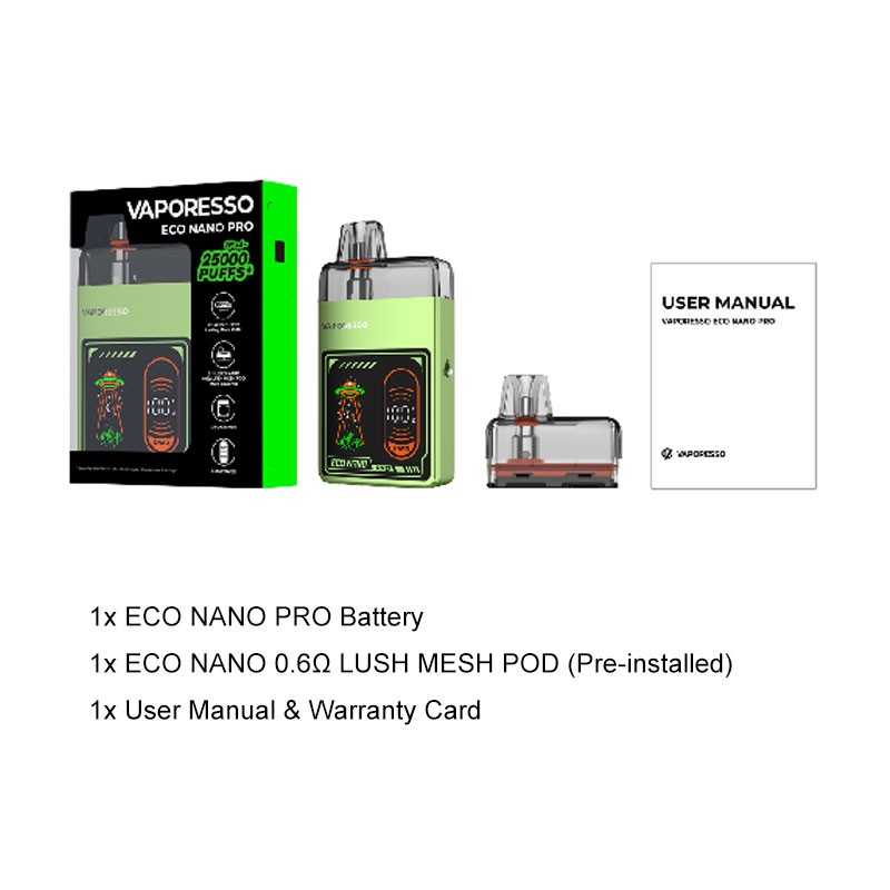 Vaporesso Eco Nano Pro Pod Kit  description