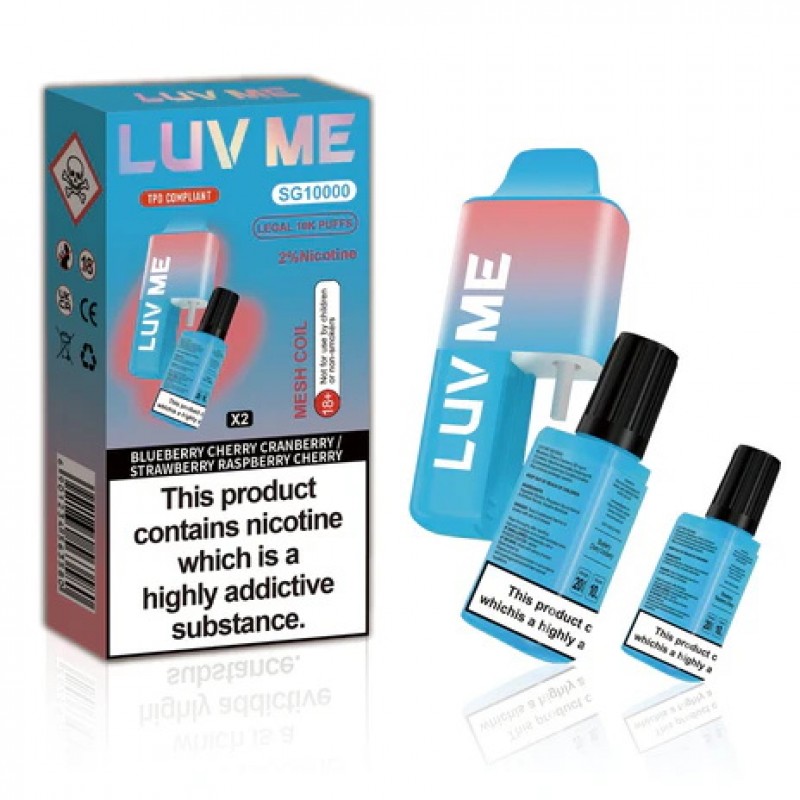 Blueberry Cherry Cranberry & Strawberry Raspberry Cherry LUV ME 10K