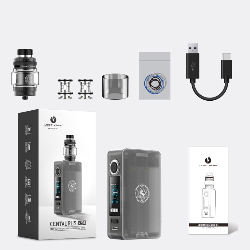 Vape Centaurus N200 Vape Mod Kit particulars