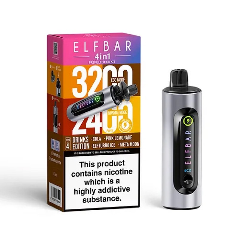 Drinks Elf Bar 4 in 1 Pod Kit