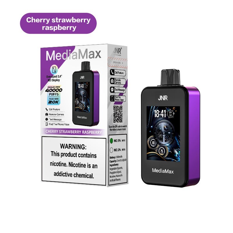 mediamax 40k cherry strawberry raspberry