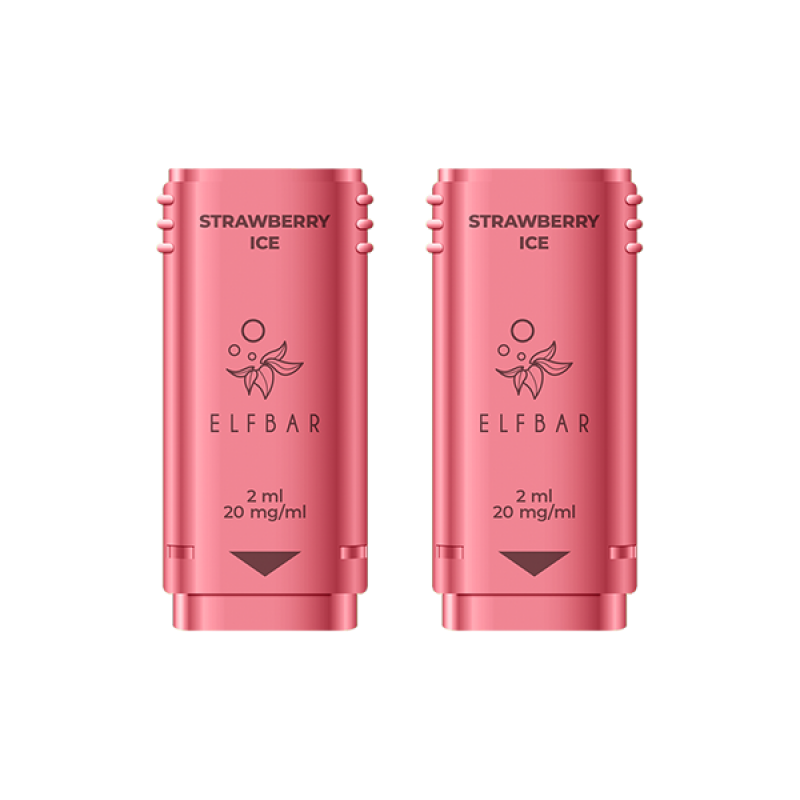 Strawberry Ice ELF Bar 1200 Prefilled Replacement Pod