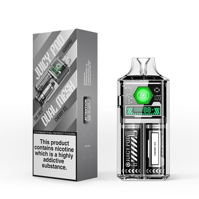 Cherry lce Juicy Pod 6000 Pro Disposable Vape