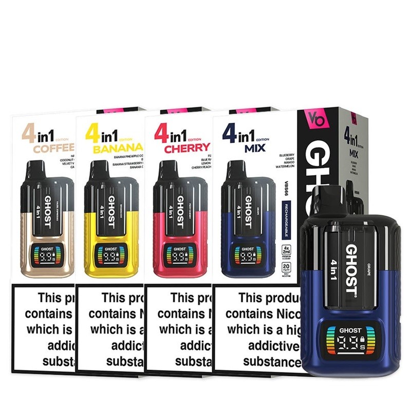 Vapes Bars Ghost 4 in 1 Pod Kit 850mAh