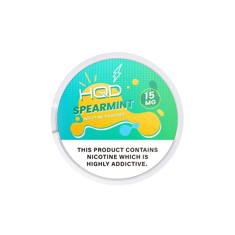 15mg spearmint hqd nicotine pouches