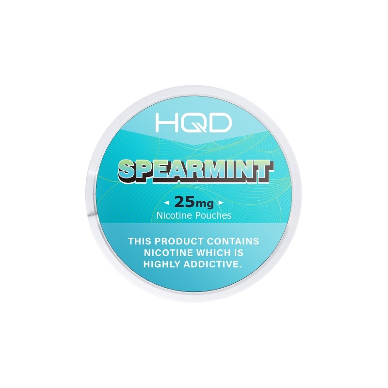 25mg spearmint hqd nicotine pouches