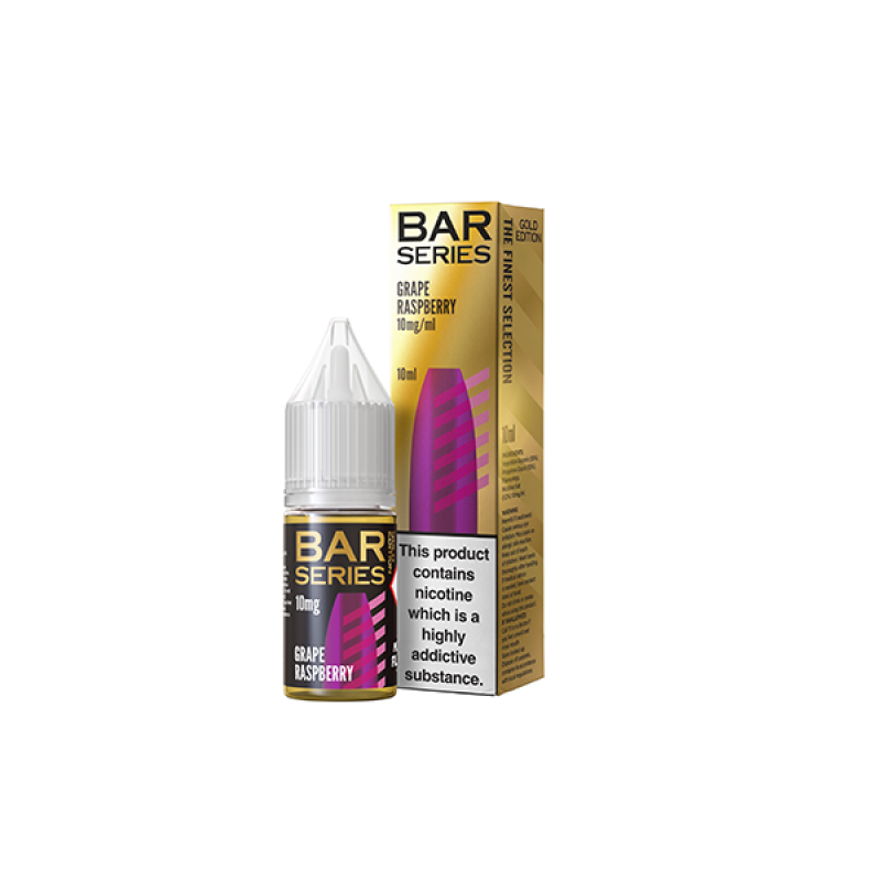 Grape Raspberry Bar Series Gold Edition Nicotine Salt E-liquid